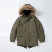 Boys Superior Down Parka - OLIVE NIGHT