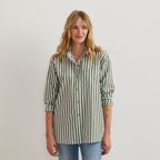 Women's Poplin Button Down Shirt