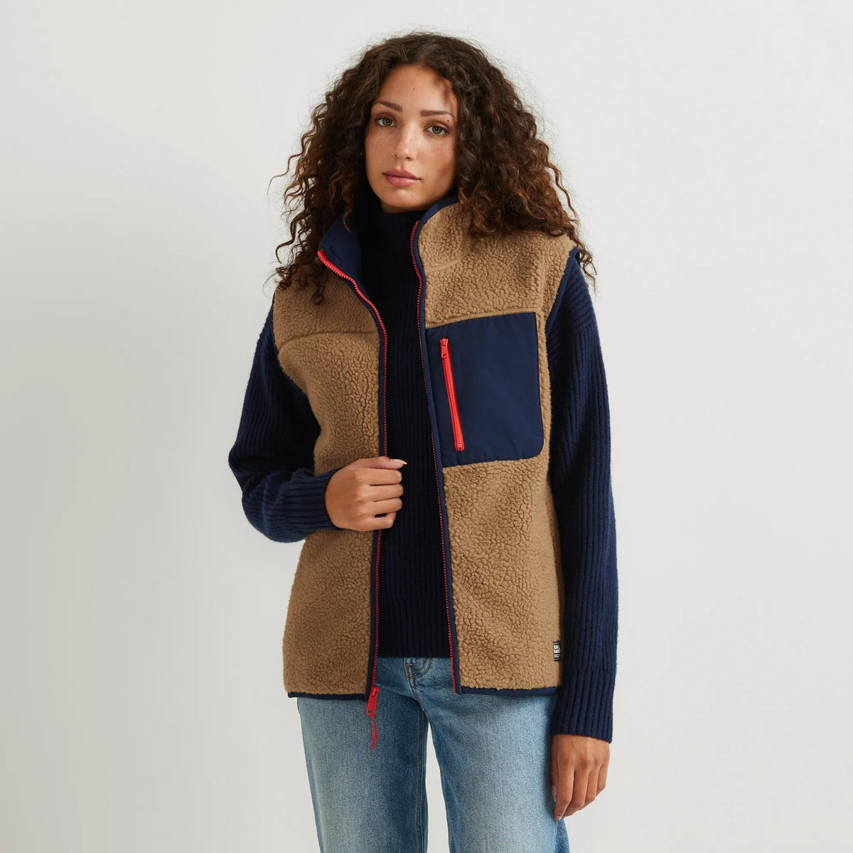 Women's Chilali Faux Shearling Fleece Vest