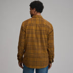 Men's Long-Sleeve Fine Wale Corduroy Shirt - Plaid