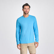 Men's Sundrift UPF Long Sleeve Shirt - Island Blue