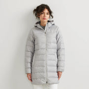 Women's CirrusLite Down Hooded Parka - Lt Htr Gray
